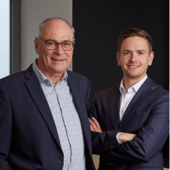 Philippe GUENOT, Gérant de Commespace et Antoine GUENOT, Directeur Général Adjoint de Commespace