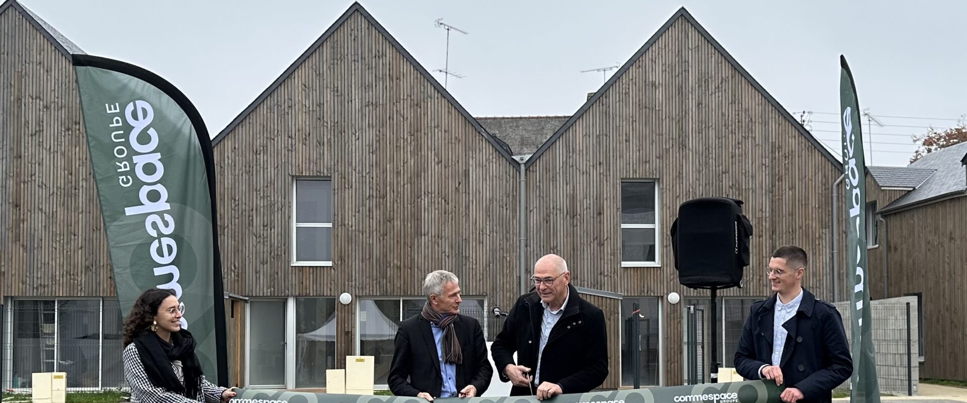 Inauguration des 32 logements de la résidence des Jardins du Liffré à Lamballe
