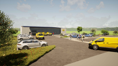 Lancement des travaux de la future plateforme de distribution de courrier du Groupe La Poste